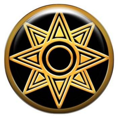 Талисман-наклейка объемная №75 Звезда Богини Любви Иштар